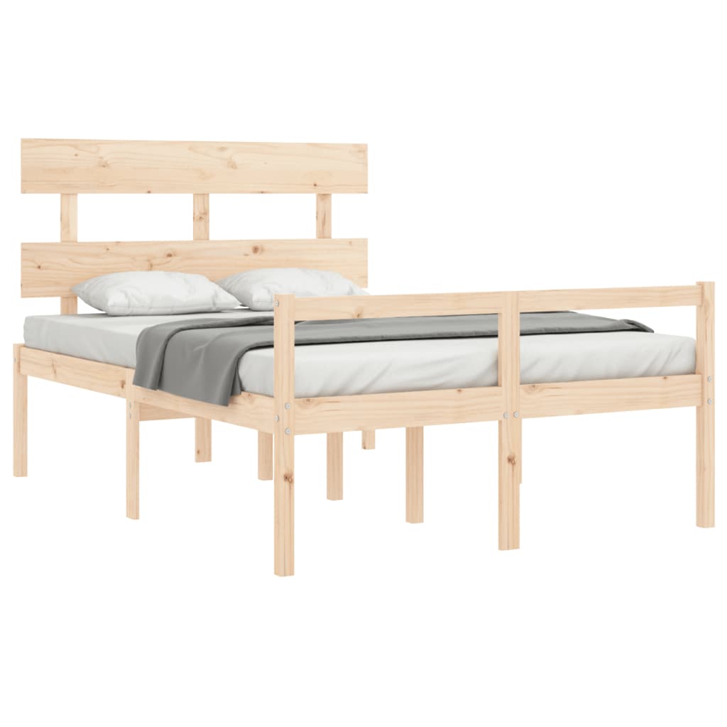 Senior Bed without Mattress Double Solid Wood