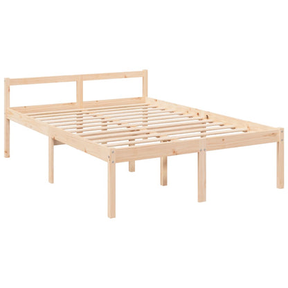 Senior Bed without Mattress Double Solid Wood