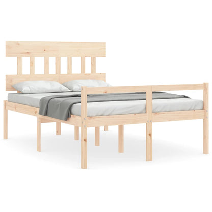 Senior Bed without Mattress Double Solid Wood