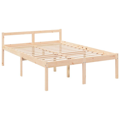 Senior Bed without Mattress Double Solid Wood