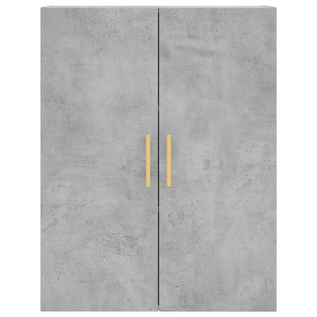 Wall Mounted Cabinets 2 pcs Concrete Grey 69.5x34x90 cm