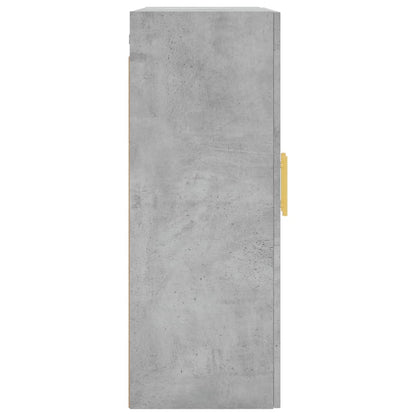 Wall Mounted Cabinets 2 pcs Concrete Grey 69.5x34x90 cm