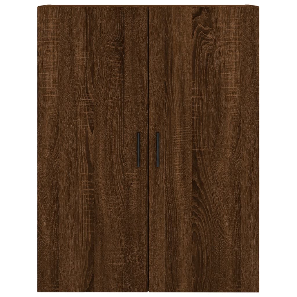 Wall Mounted Cabinets 2 pcs Brown Oak 69.5x34x90 cm