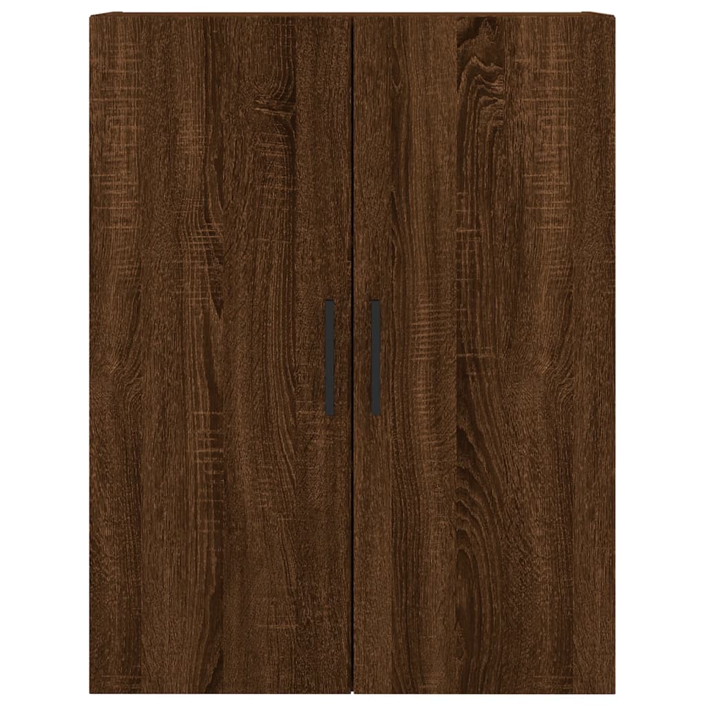 Wall Mounted Cabinets 2 pcs Brown Oak 69.5x34x90 cm