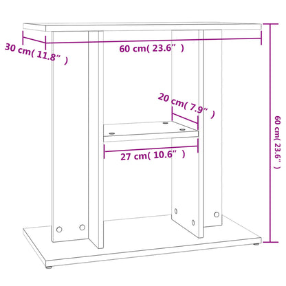 Aquarium Stand Sonoma Oak 60x30x60 cm Engineered Wood