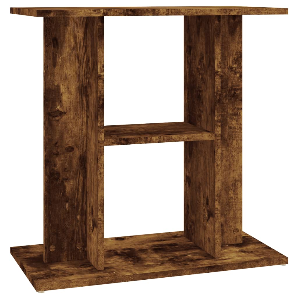 Aquarium Stand Smoked Oak 60x30x60 cm Engineered Wood