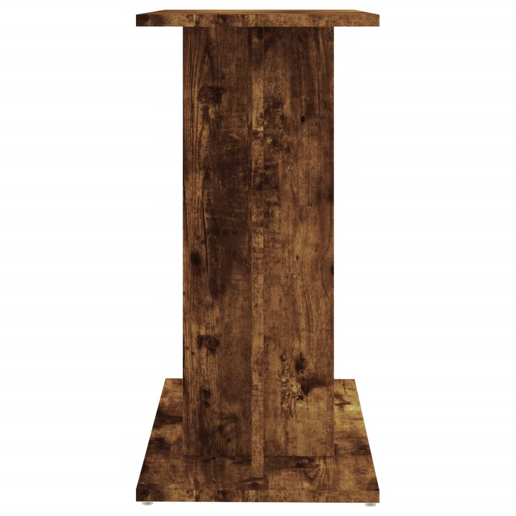 Aquarium Stand Smoked Oak 60x30x60 cm Engineered Wood