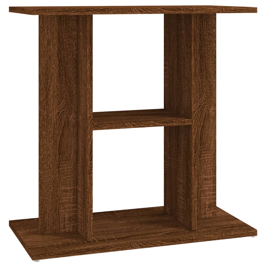 Aquarium Stand Brown Oak 60x30x60 cm Engineered Wood