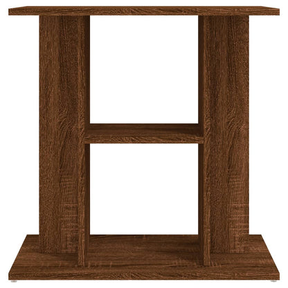 Aquarium Stand Brown Oak 60x30x60 cm Engineered Wood