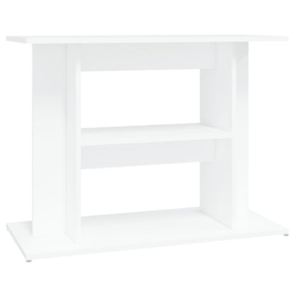 Aquarium Stand White 80x35x60 cm Engineered Wood