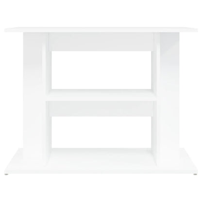 Aquarium Stand White 80x35x60 cm Engineered Wood