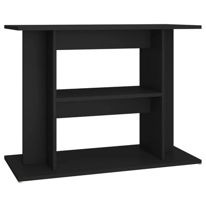 Aquarium Stand Black 80x35x60 cm Engineered Wood