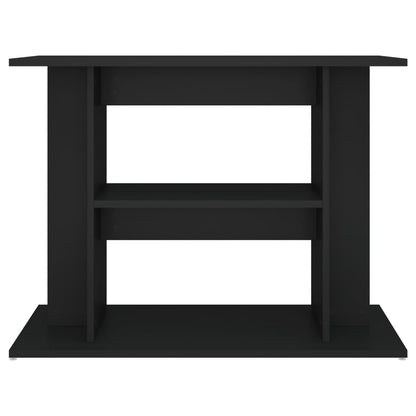 Aquarium Stand Black 80x35x60 cm Engineered Wood