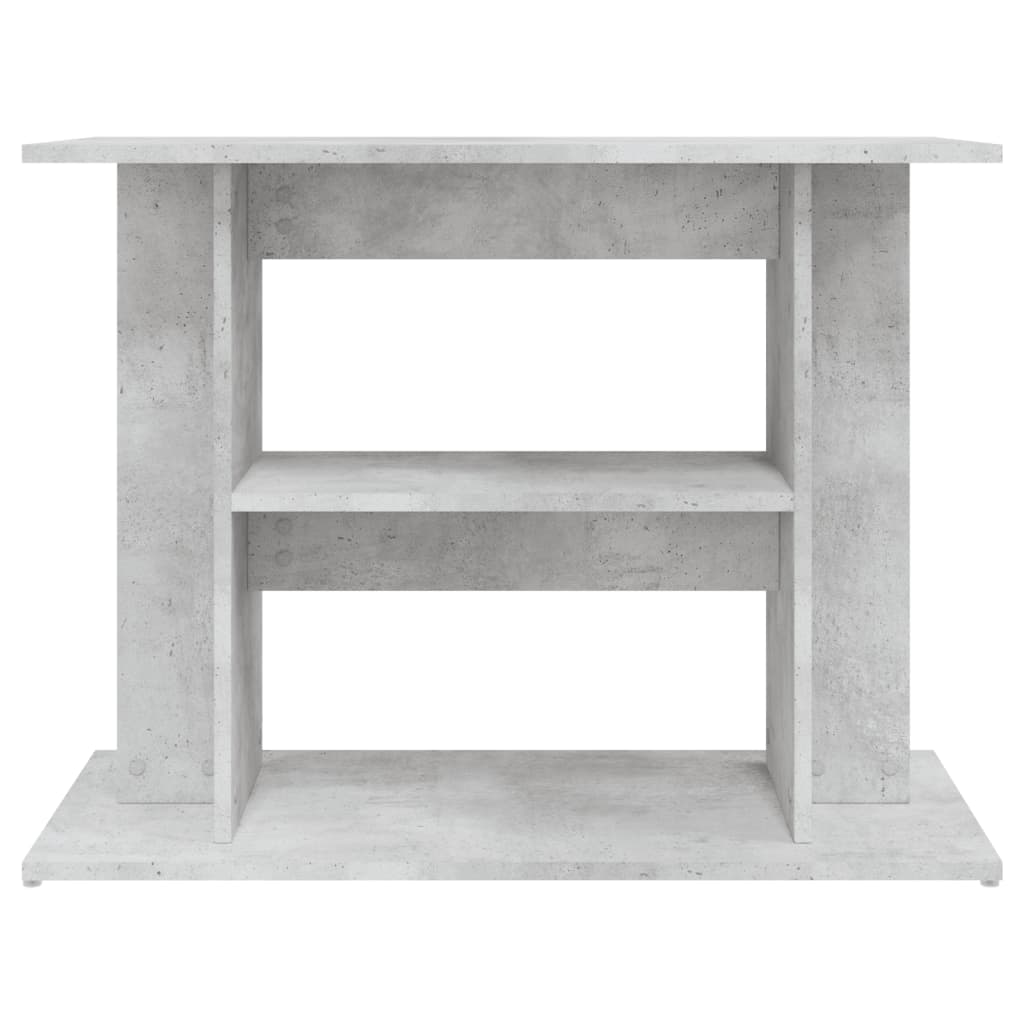 Aquarium Stand Concrete Grey 80x35x60 cm Engineered Wood