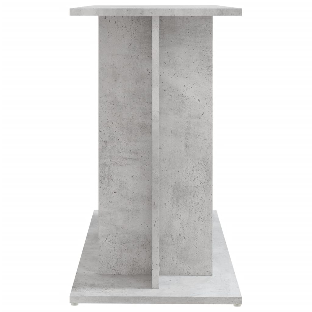 Aquarium Stand Concrete Grey 80x35x60 cm Engineered Wood