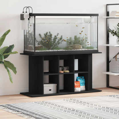 Aquarium Stand Black 120x40x60 cm Engineered Wood