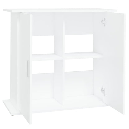 Aquarium Stand White 81x36x73 cm Engineered Wood