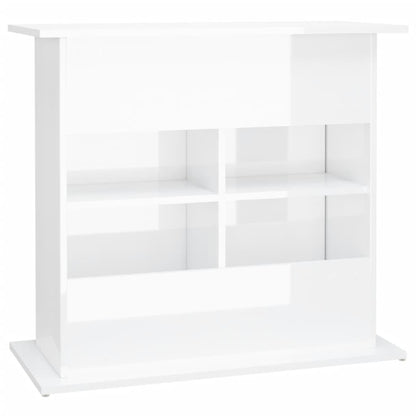 Aquarium Stand High Gloss White 81x36x73 cm Engineered Wood