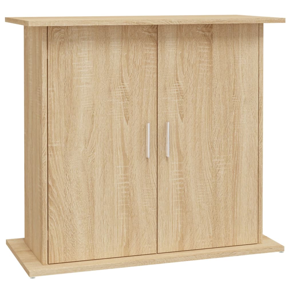 Aquarium Stand Sonoma Oak 81x36x73 cm Engineered Wood