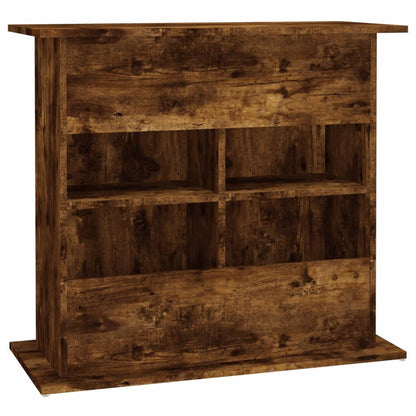 Aquarium Stand Smoked Oak 81x36x73 cm Engineered Wood