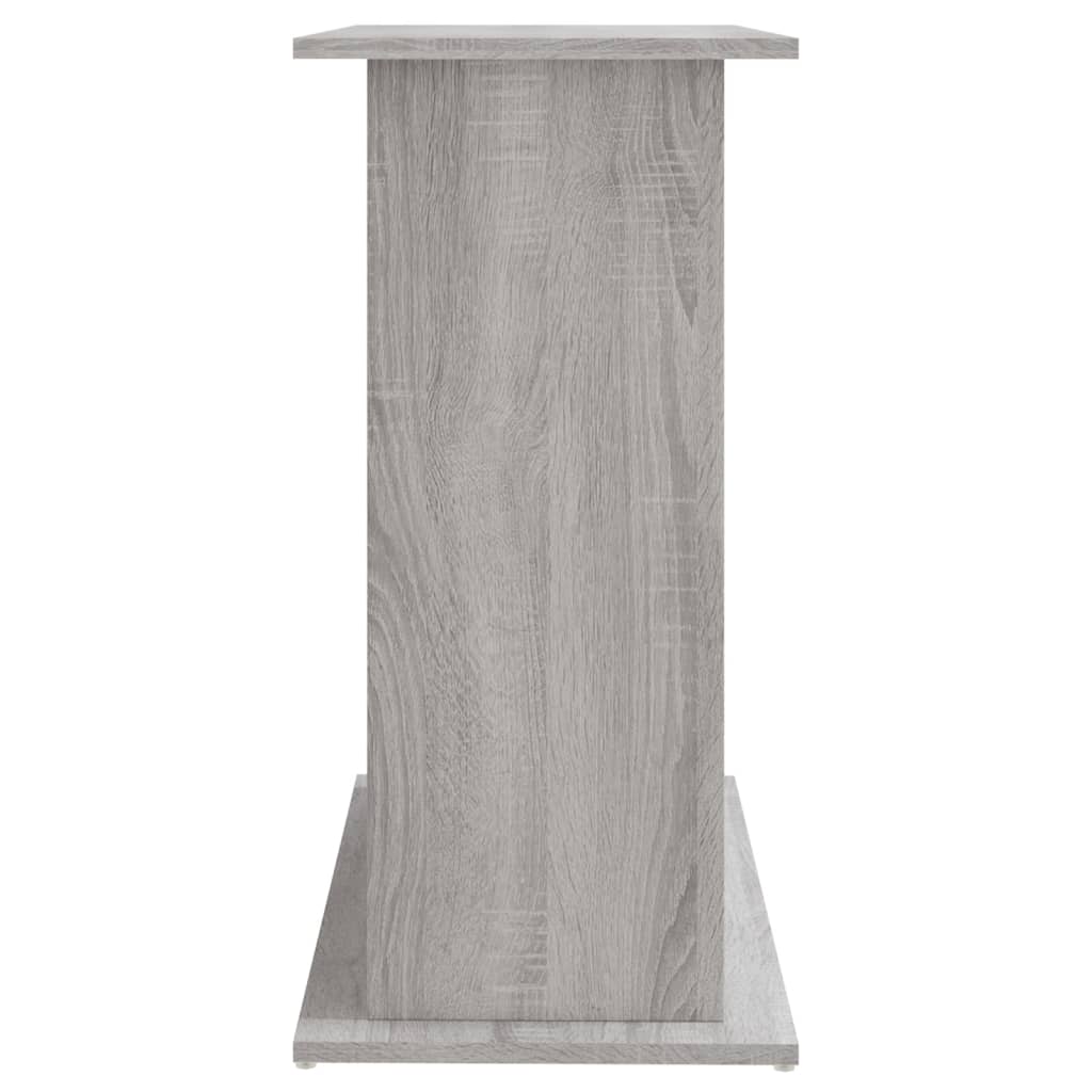 Aquarium Stand Grey Sonoma 81x36x73 cm Engineered Wood