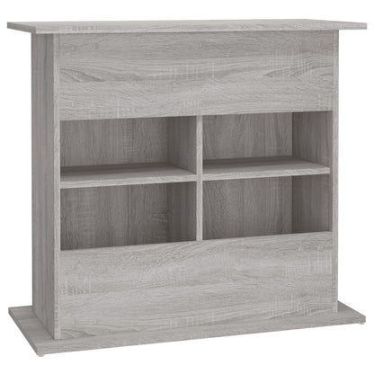 Aquarium Stand Grey Sonoma 81x36x73 cm Engineered Wood