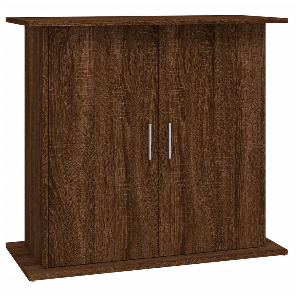 Aquarium Stand Brown Oak 81x36x73 cm Engineered Wood