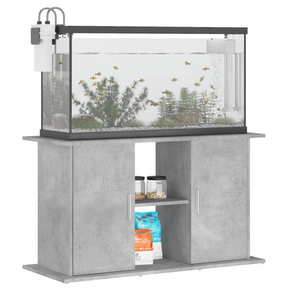 Aquarium Stand Concrete Grey 101x41x58 cm Engineered Wood