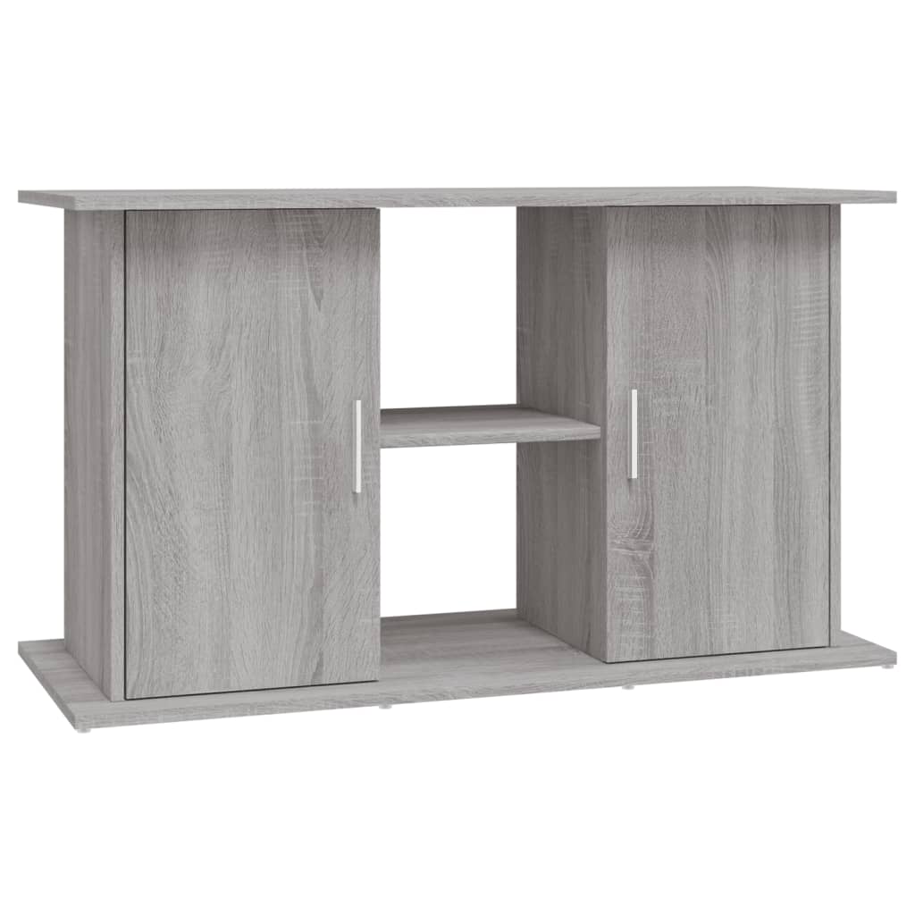 Aquarium Stand Grey Sonoma 101x41x58 cm Engineered Wood