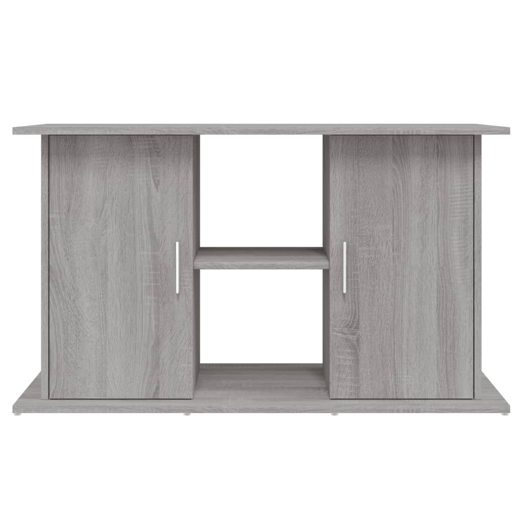 Aquarium Stand Grey Sonoma 101x41x58 cm Engineered Wood