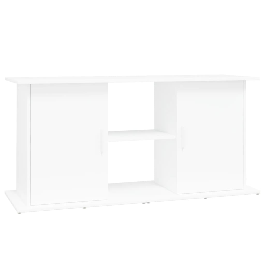 Aquarium Stand White 121x41x58 cm Engineered Wood