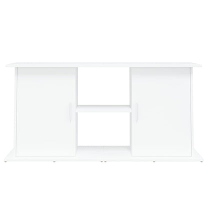 Aquarium Stand White 121x41x58 cm Engineered Wood