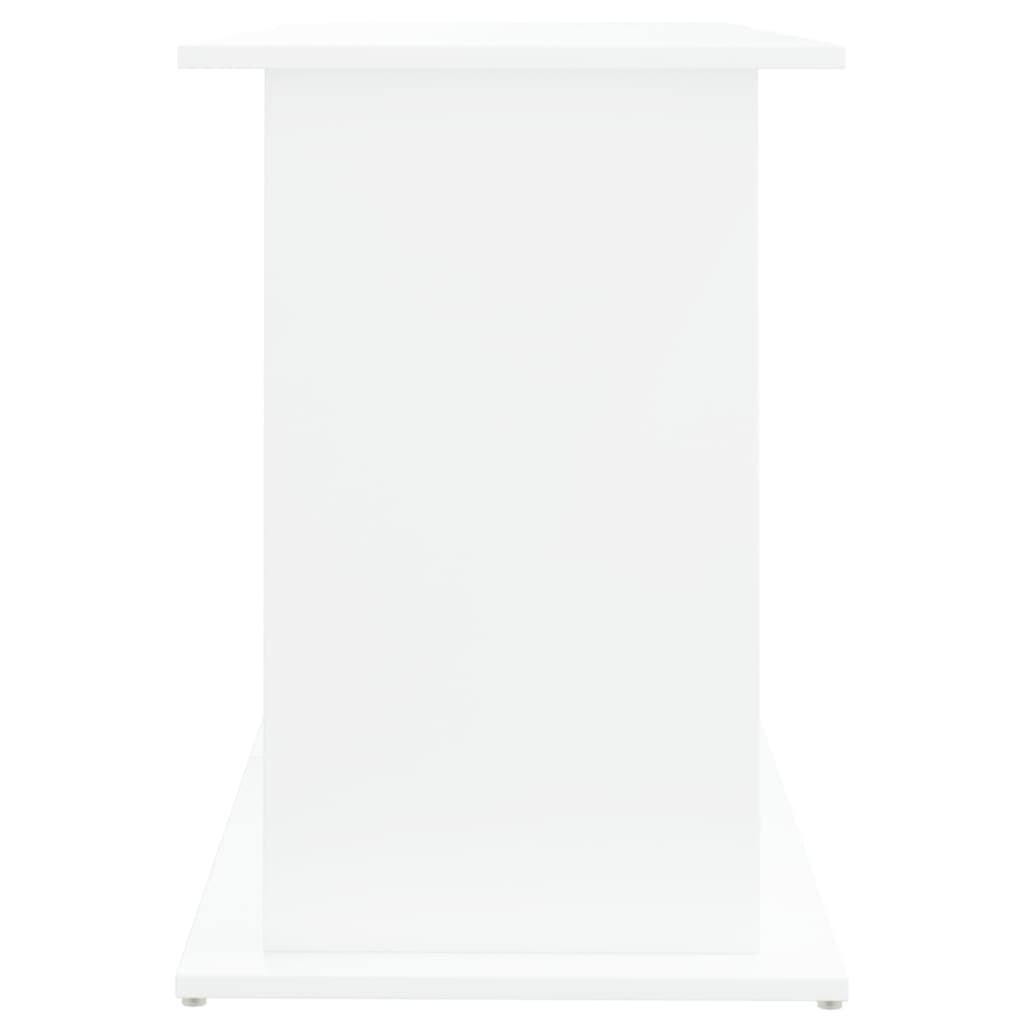 Aquarium Stand White 121x41x58 cm Engineered Wood