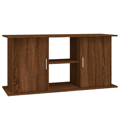 Aquarium Stand Brown Oak 121x41x58 cm Engineered Wood