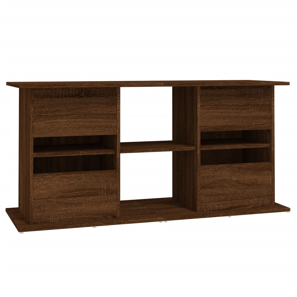 Aquarium Stand Brown Oak 121x41x58 cm Engineered Wood