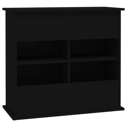 Aquarium Stand Black 81x36x73 cm Engineered Wood