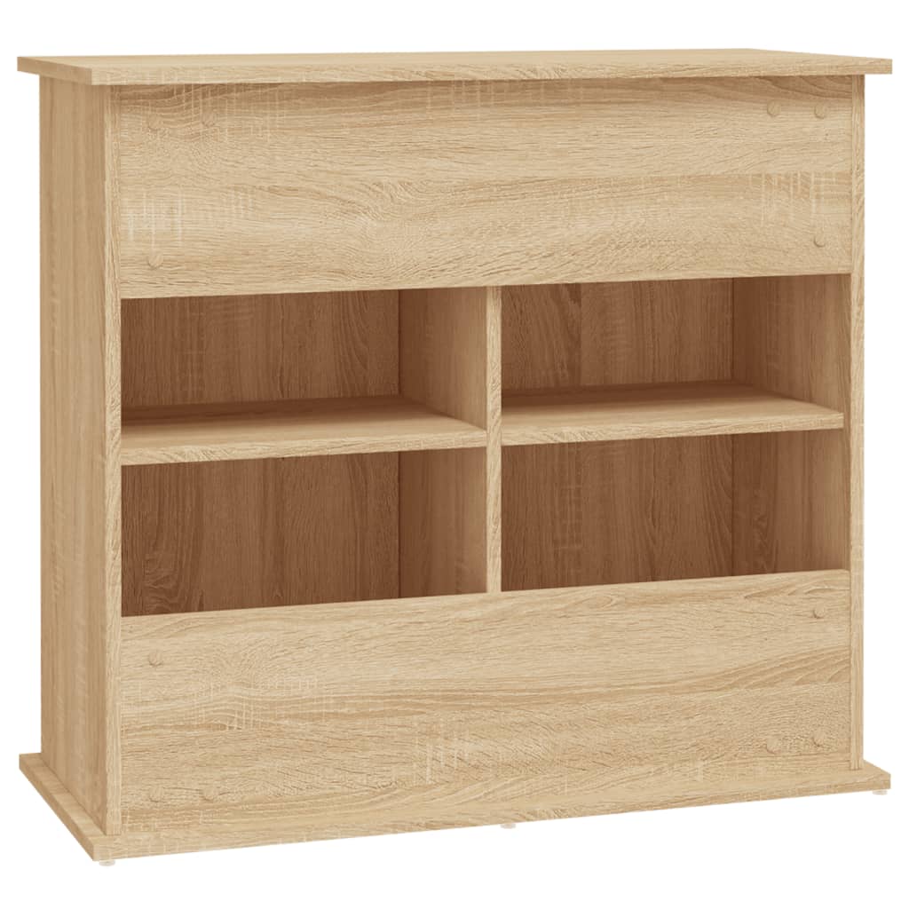 Aquarium Stand Sonoma Oak 81x36x73 cm Engineered Wood