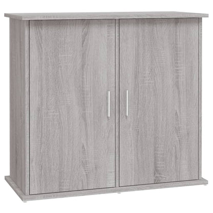 Aquarium Stand Grey Sonoma 81x36x73 cm Engineered Wood