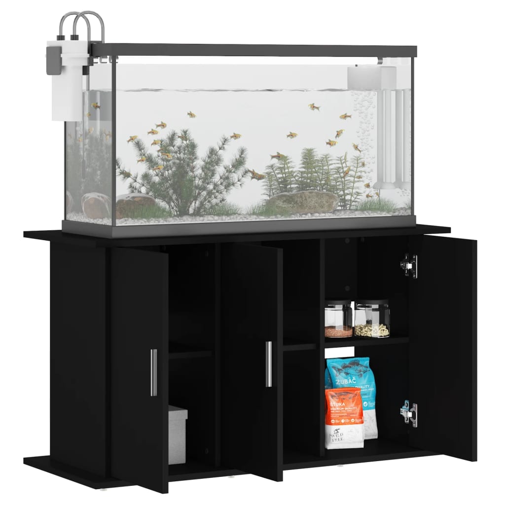 Aquarium Stand Black 101x41x58 cm Engineered Wood