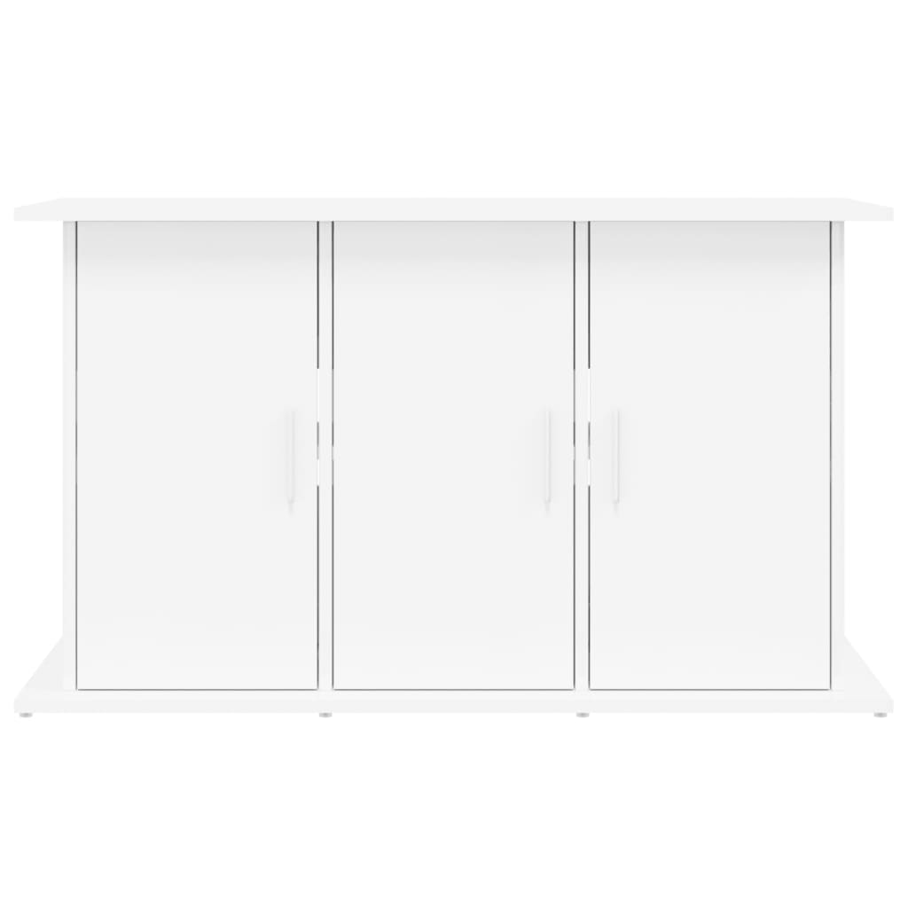 Aquarium Stand High Gloss White 101x41x58 cm Engineered Wood