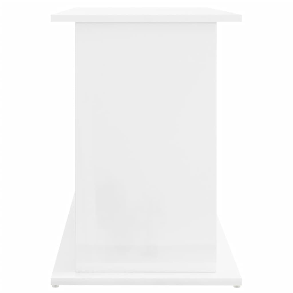 Aquarium Stand High Gloss White 101x41x58 cm Engineered Wood