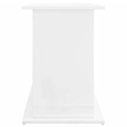 Aquarium Stand High Gloss White 101x41x58 cm Engineered Wood