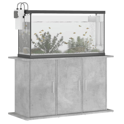 Aquarium Stand Concrete Grey 101x41x58 cm Engineered Wood