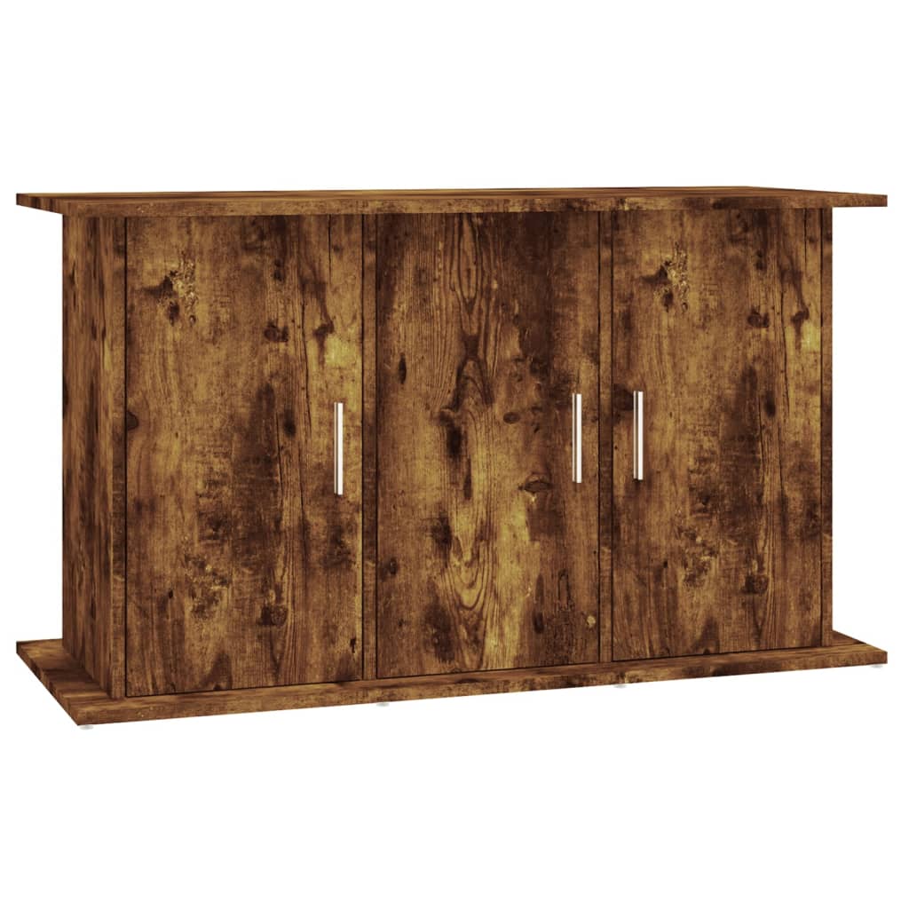 Aquarium Stand Smoked Oak 101x41x58 cm Engineered Wood