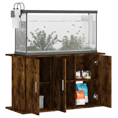 Aquarium Stand Smoked Oak 101x41x58 cm Engineered Wood