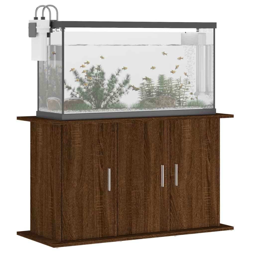 Aquarium Stand Brown Oak 101x41x58 cm Engineered Wood