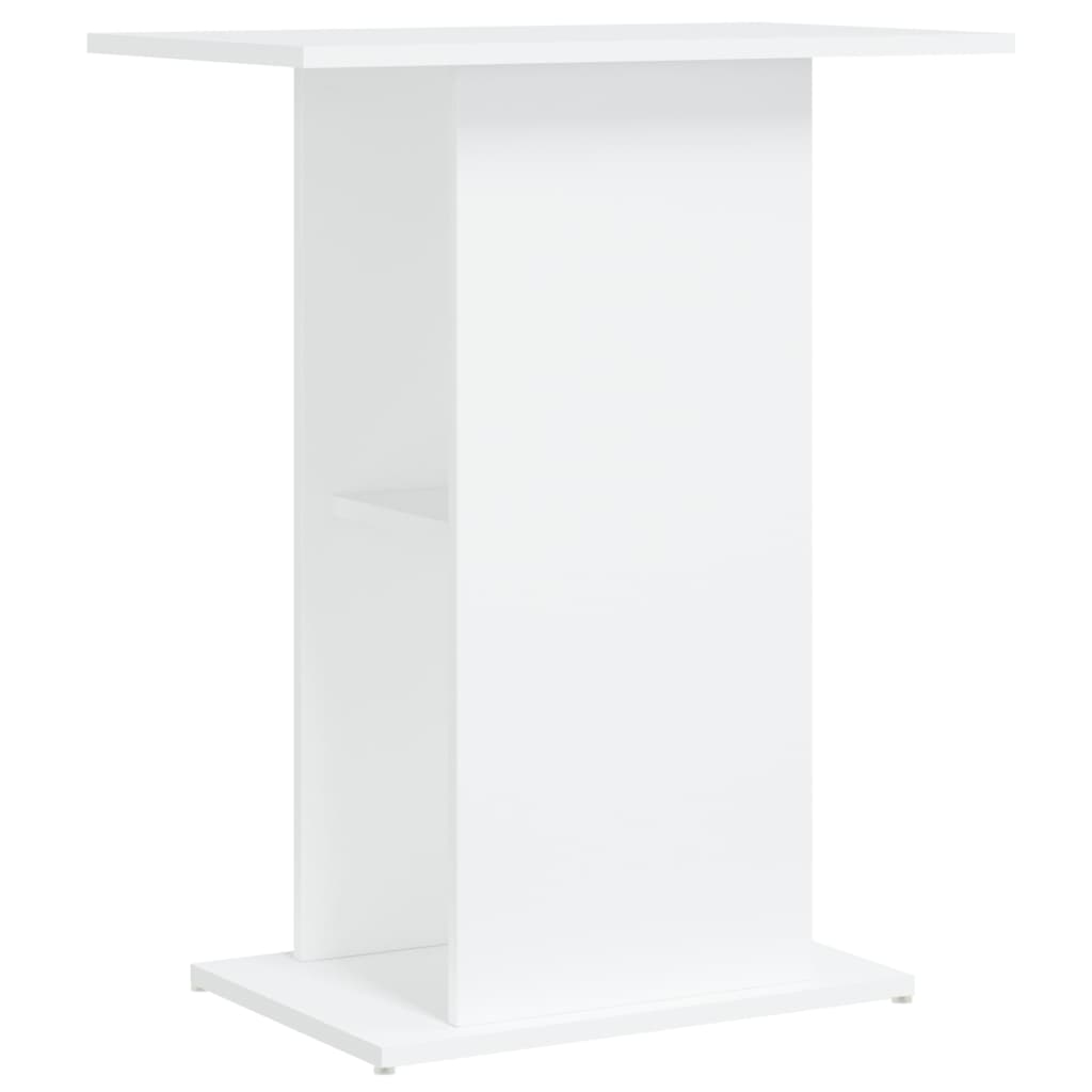 Aquarium Stand White 60.5x36x72.5 cm Engineered Wood