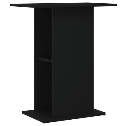 Aquarium Stand Black 60.5x36x72.5 cm Engineered Wood