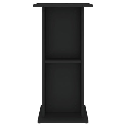 Aquarium Stand Black 60.5x36x72.5 cm Engineered Wood