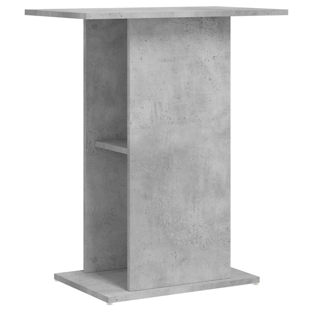 Aquarium Stand Concrete Grey 60.5x36x72.5 cm Engineered Wood